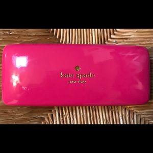 Kate Spade Glasses Case Orange And Pink